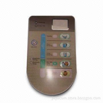 PC Texture Graphic Overlay Panel with Poly Dome Made, White Front Images